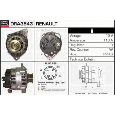 DRA3543 DELCO REMY Генератор