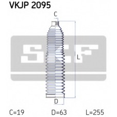 VKJP 2095 SKF Комплект пылника, рулевое управление