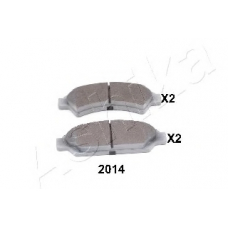 50-02-2014 Ashika Комплект тормозных колодок, дисковый тормоз