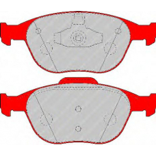 FDS1568 FERODO Комплект тормозных колодок, дисковый тормоз
