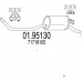 01.95130 MTS Глушитель выхлопных газов конечный