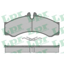 05P1517 LPR Комплект тормозных колодок, дисковый тормоз