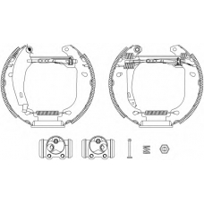 8DB 355 003-751 HELLA Комплект тормозных колодок