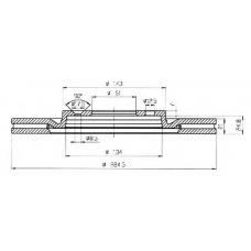 BDC4641 QUINTON HAZELL Тормозной диск