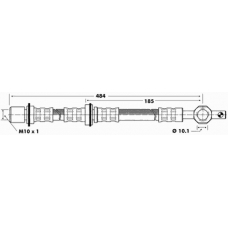 FBH6452 FIRST LINE Тормозной шланг