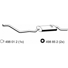 121095 ERNST Глушитель выхлопных газов конечный