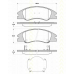 8110 18022 TRISCAN Комплект тормозных колодок, дисковый тормоз
