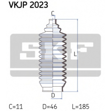 VKJP 2023 SKF Комплект пылника, рулевое управление