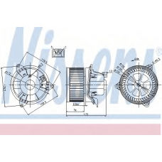 87027 NISSENS Вентилятор салона