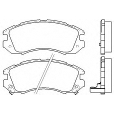 T0397 PAGID Комплект тормозных колодок, дисковый тормоз