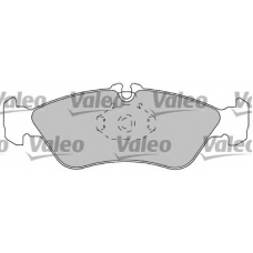 597233 VALEO Комплект тормозных колодок, дисковый тормоз