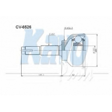 CV-6526 KAVO PARTS Шарнирный комплект, приводной вал