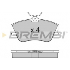 BP2625 BREMSI Комплект тормозных колодок, дисковый тормоз