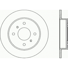 BDA1391.10 OPEN PARTS Тормозной диск