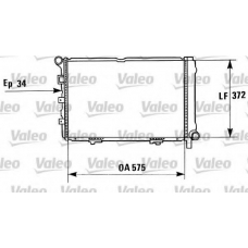 819198 VALEO Радиатор, охлаждение двигателя