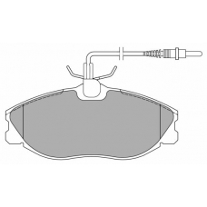 FBP-1017 FREMAX Комплект тормозных колодок, дисковый тормоз