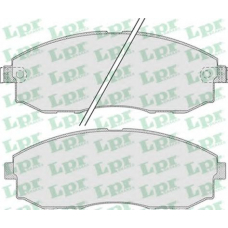 05P1015 LPR Комплект тормозных колодок, дисковый тормоз