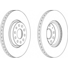 DDF1305-1 FERODO Тормозной диск