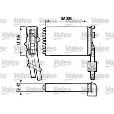 883972 VALEO Теплообменник, отопление салона