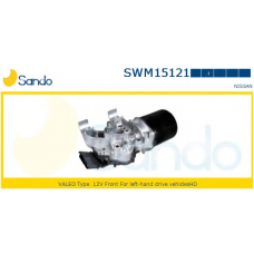 SWM15121.1 SANDO Двигатель стеклоочистителя