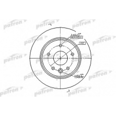 PBD2794 PATRON Тормозной диск