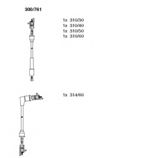 300/761 BREMI Комплект проводов зажигания