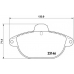 P 61 055 BREMBO Комплект тормозных колодок, дисковый тормоз