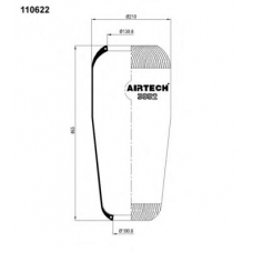 3882 Airtech Кожух пневматической рессоры