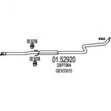 01.52920 MTS Средний глушитель выхлопных газов