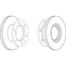 FCR112A FERODO Тормозной диск