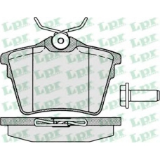 05P1195 LPR Комплект тормозных колодок, дисковый тормоз