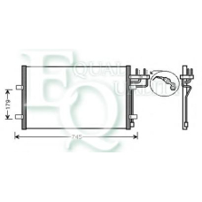 CO0282 EQUAL QUALITY Конденсатор, кондиционер