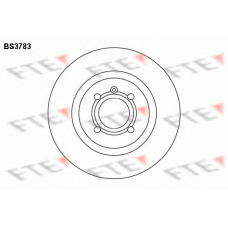 BS3783 FTE Тормозной диск