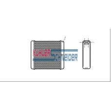 0691701 KUHLER SCHNEIDER Теплообменник, отопление салона