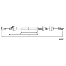 11.0273 CABOR Тросик газа