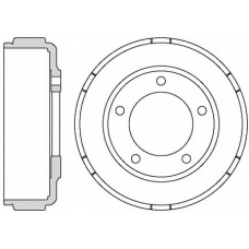 VBE686 MOTAQUIP Тормозной барабан