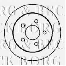 BBD4211 BORG & BECK Тормозной диск