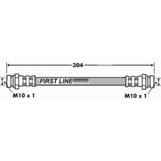 FBH7469 FIRST LINE Тормозной шланг