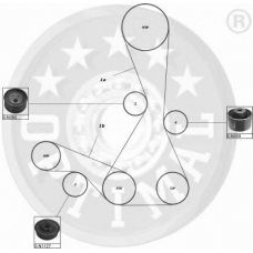 SK-1469 OPTIMAL Комплект ремня грм