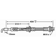 FBH6756 FIRST LINE Тормозной шланг