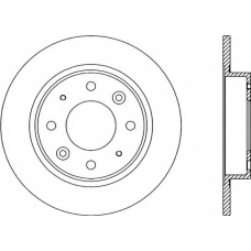 BDA1774.10 OPEN PARTS Тормозной диск