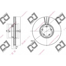 BD1476 DJ PARTS Тормозной диск