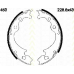 8100 16460 TRISCAN Комплект тормозных колодок