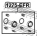 1275-EFR FEBEST Ремкомплект, тормозной суппорт