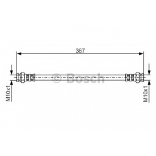 1 987 481 347 BOSCH Тормозной шланг