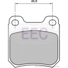 BRP0619 EEC Комплект тормозных колодок, дисковый тормоз