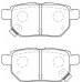 FD7336A NECTO Комплект тормозных колодок, дисковый тормоз