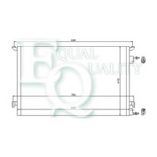 CO0276 EQUAL QUALITY Конденсатор, кондиционер