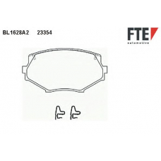 BL1628A2 FTE Комплект тормозных колодок, дисковый тормоз