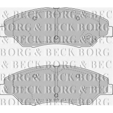 BBP1795 BORG & BECK Комплект тормозных колодок, дисковый тормоз